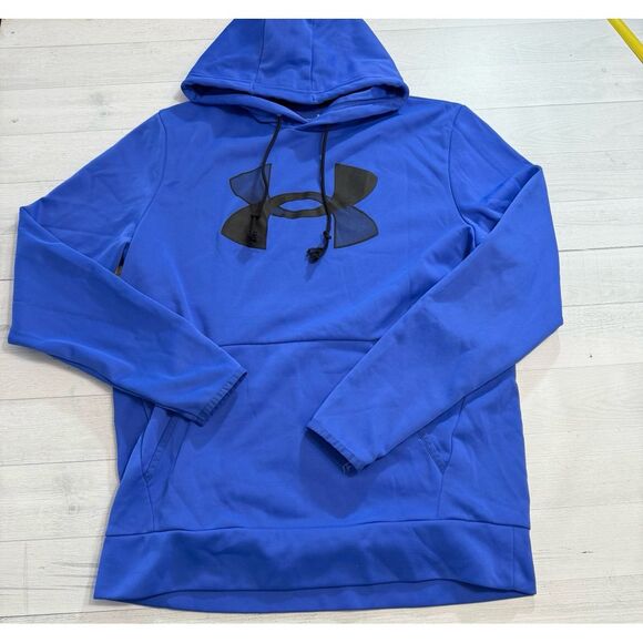 Under Armour blue hooded‎ sweatshirt women's medium - Picture 1 of 8